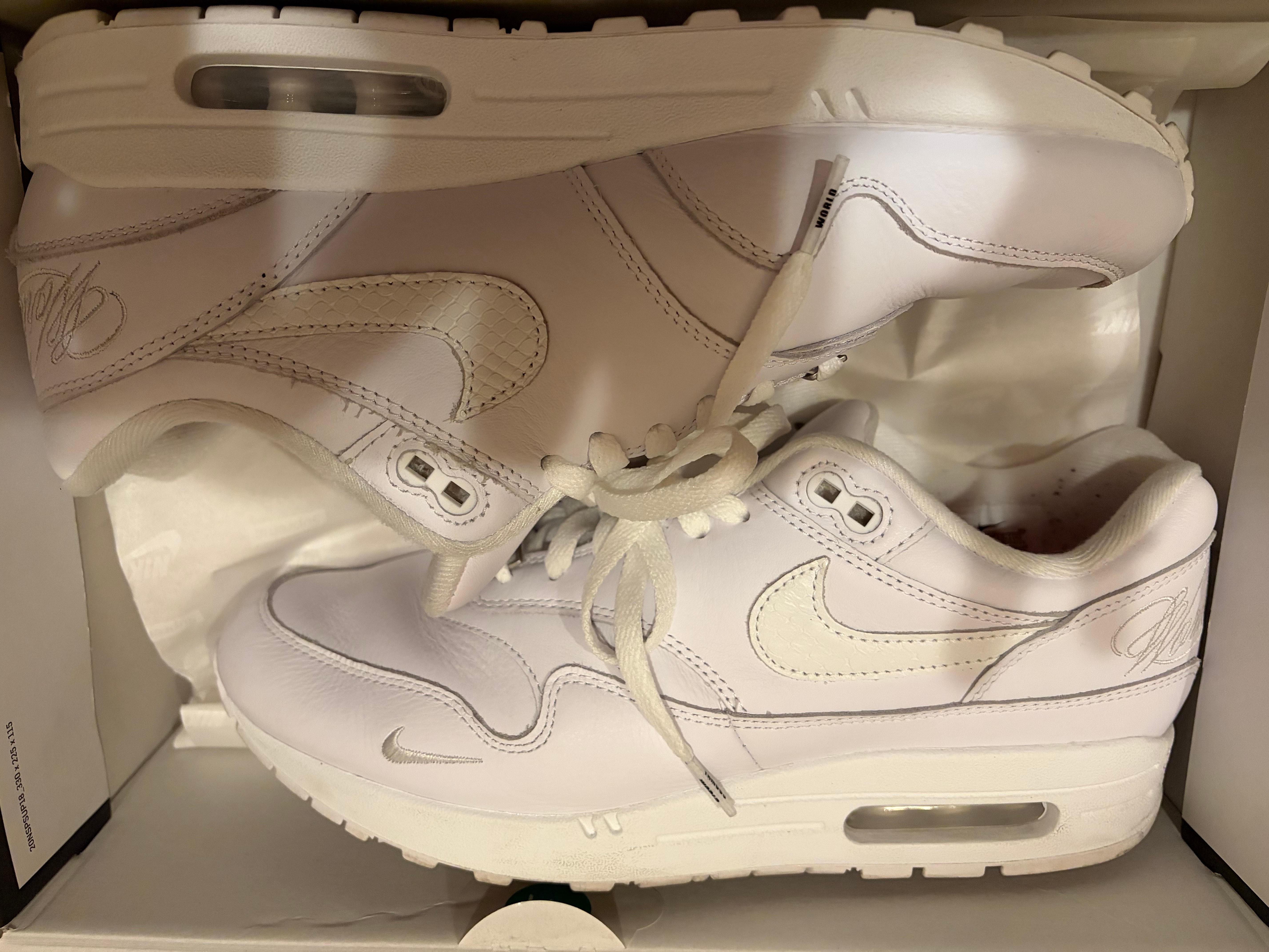 Supreme × Nike Air Max 1 '87 SP "White" (25SS Week4)
