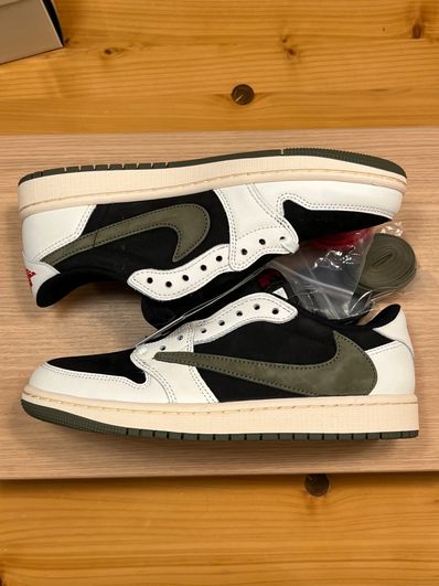 Travis Scott × Nike Women's Air Jordan 1 Low OG "Medium Olive"