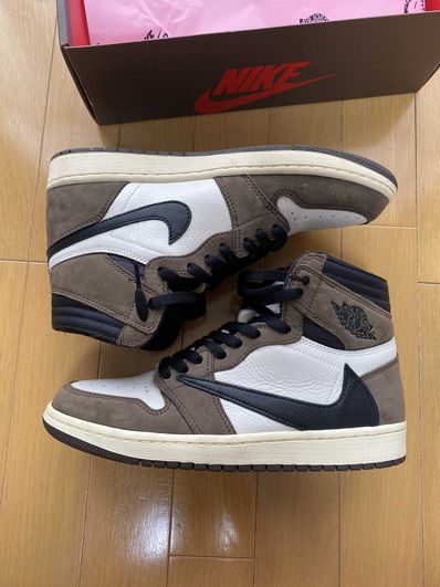 Travis Scott × Nike Air Jordan 1 Retro High OG TS SP "Sail/Dark Mocha"