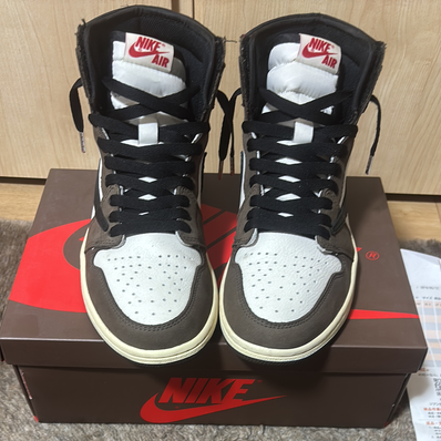 Travis Scott × Nike Air Jordan 1 Retro High OG TS SP "Sail/Dark Mocha"