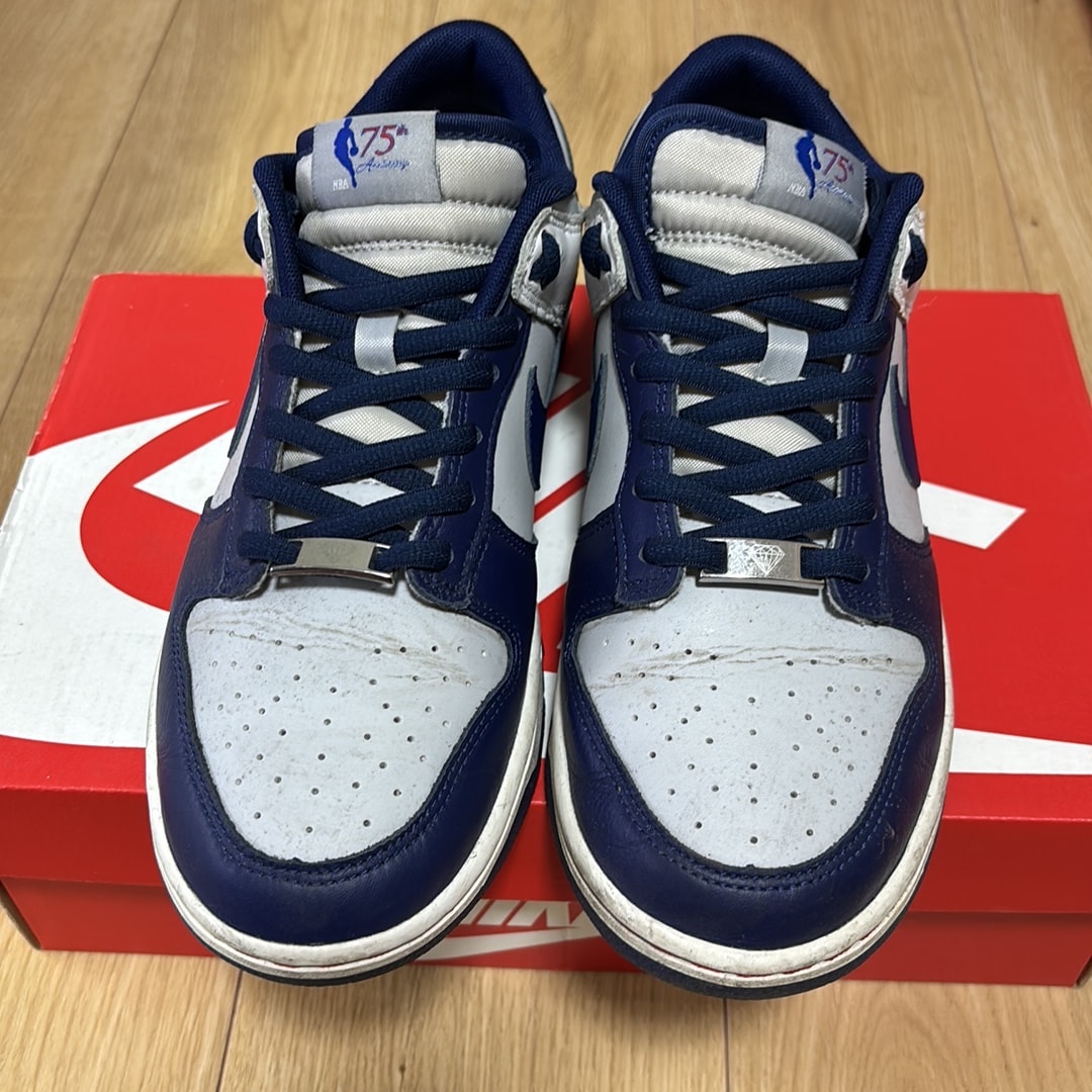 NBA × Nike Dunk Low EMB 75th Anniversary "Nets"