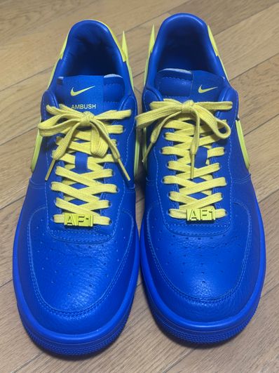 AMBUSH × Nike Air Force 1 Low "Game Royal and Vivid Sulfur"