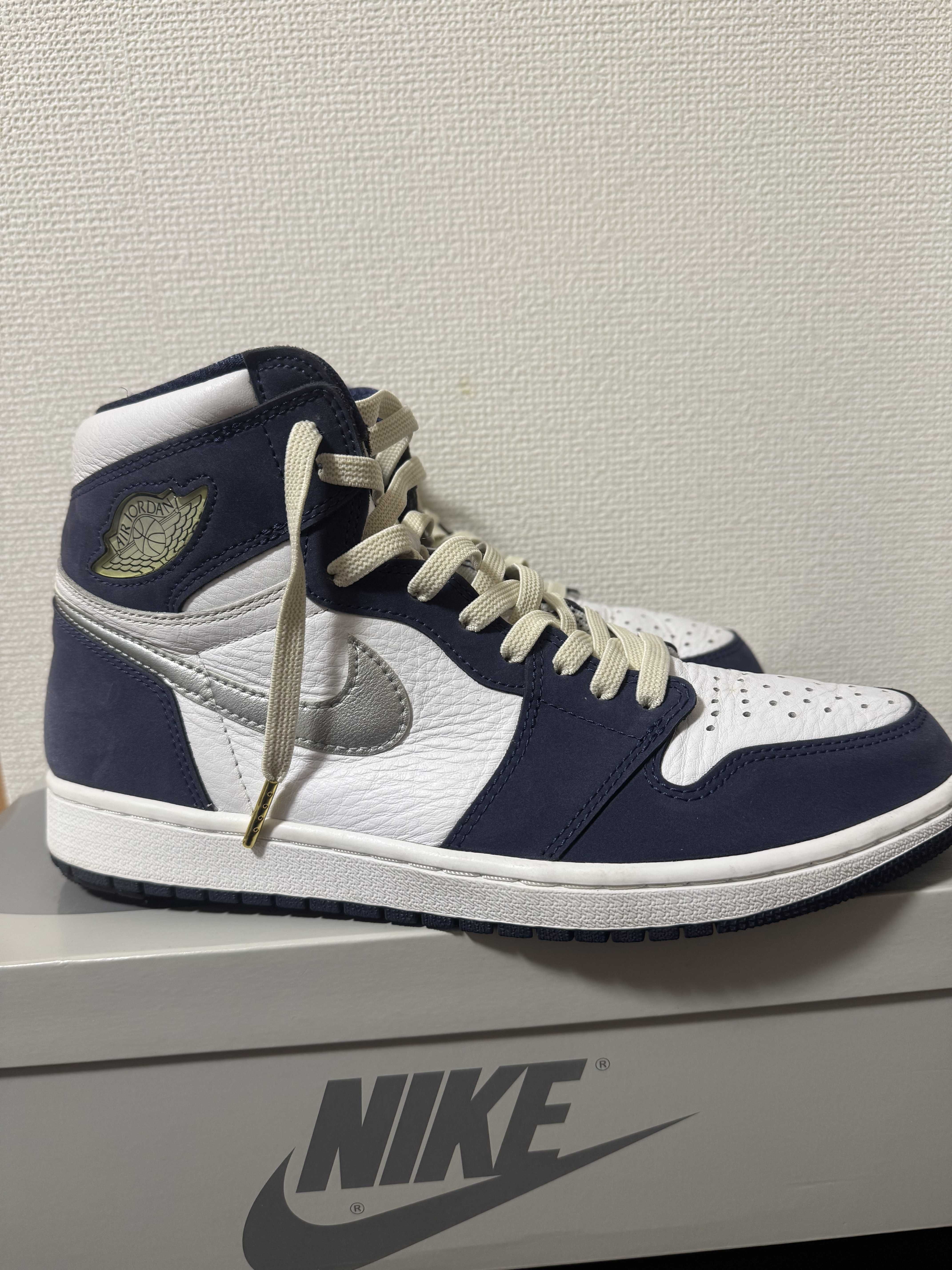 Nike Air Jordan 1 High OG CO.JP "White/Midnight Navy" (2020)(ブリーフケースなし)