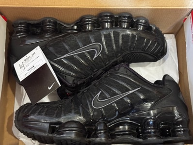 Nike Shox TL "Black/Metallic Hematite/Max Orange/Black"