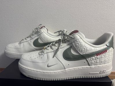 Nike Air Force 1 Low '07 "Sail/Light Bone/University Red/Jade Horizon"