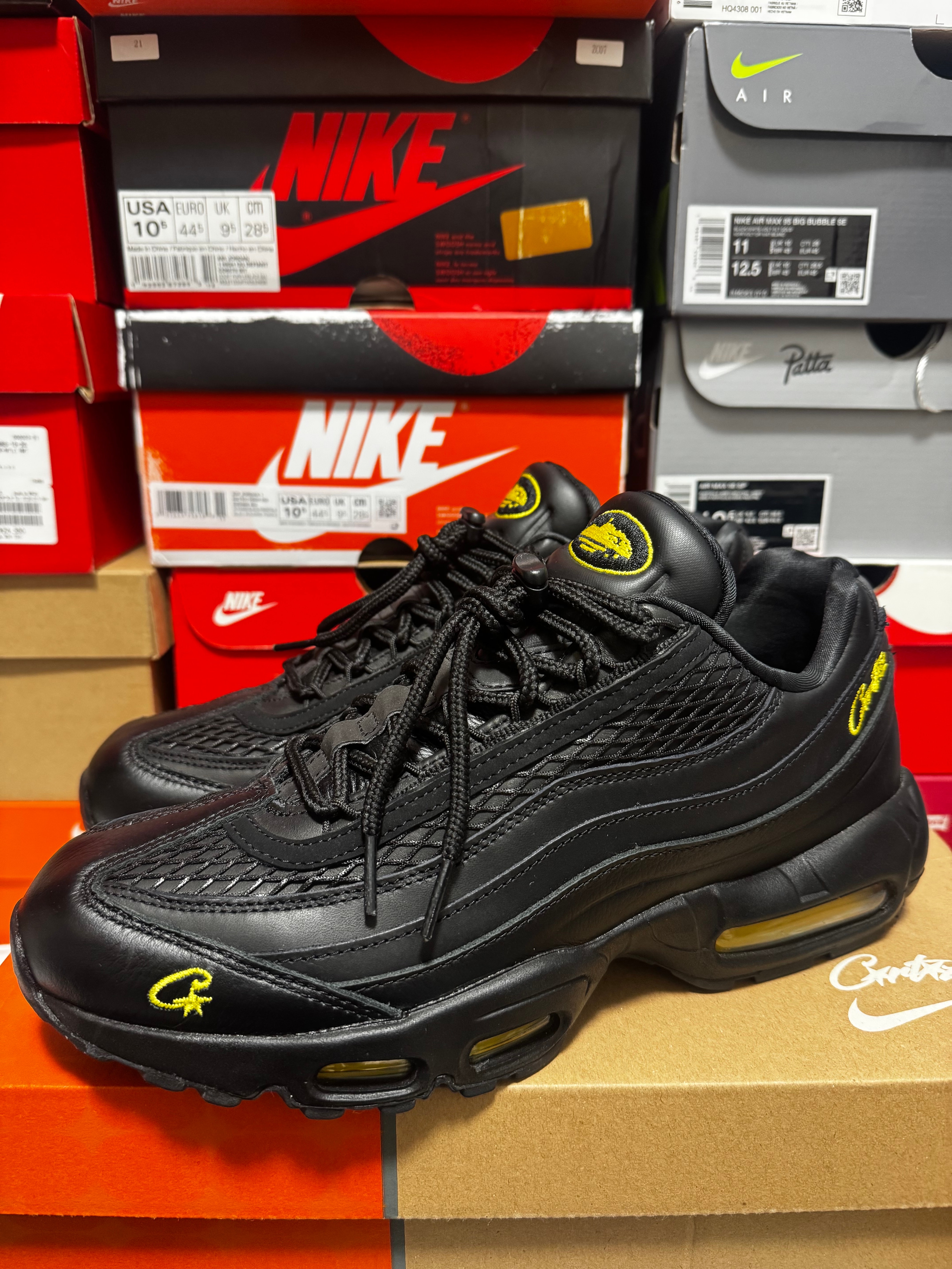 Corteiz × Nike Air Max 95 "Black and Tour Yellow"