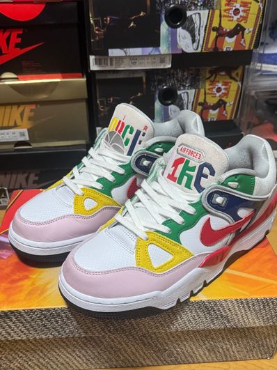 NIGO® × Nike Air Force 3 Low SP "White/Blue Void and Tour Yellow" (Heel Logo "NIGO")