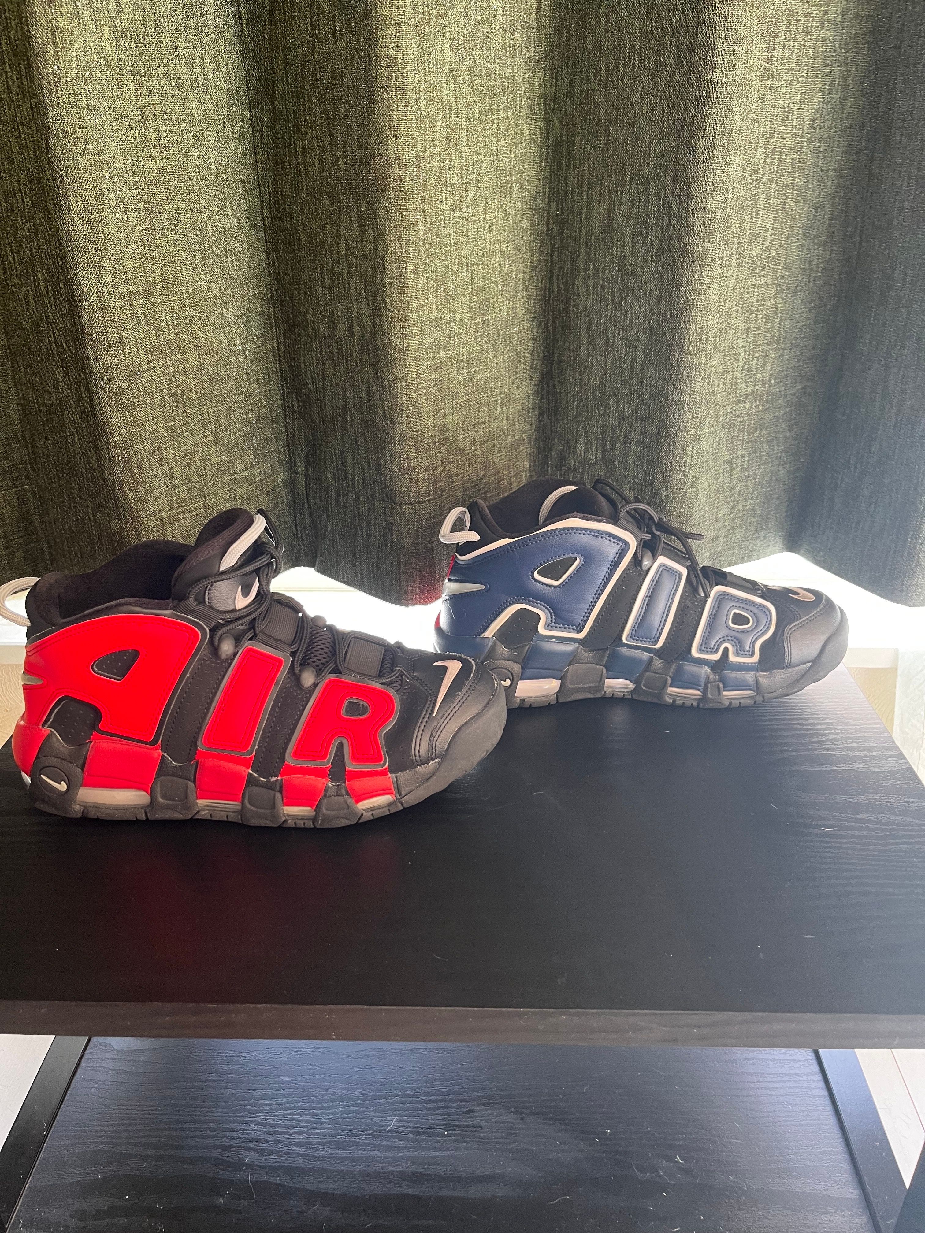 Nike Air More Uptempo '96 "Black and University Red"