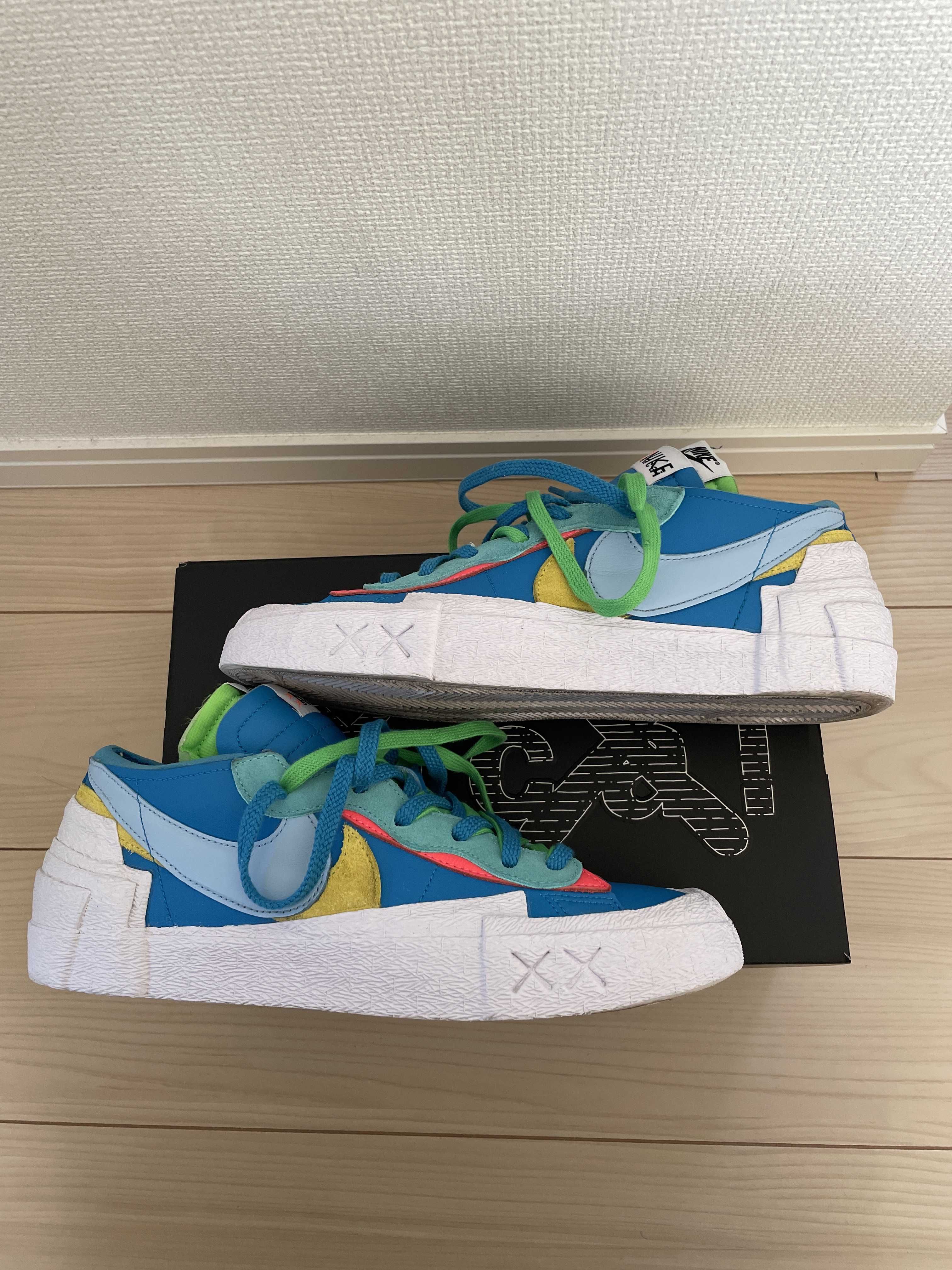 KAWS × sacai × Nike Blazer Low "Neptune Blue"
