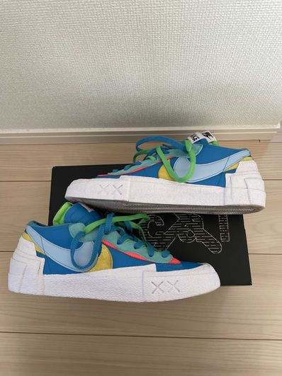 KAWS × sacai × Nike Blazer Low "Neptune Blue"