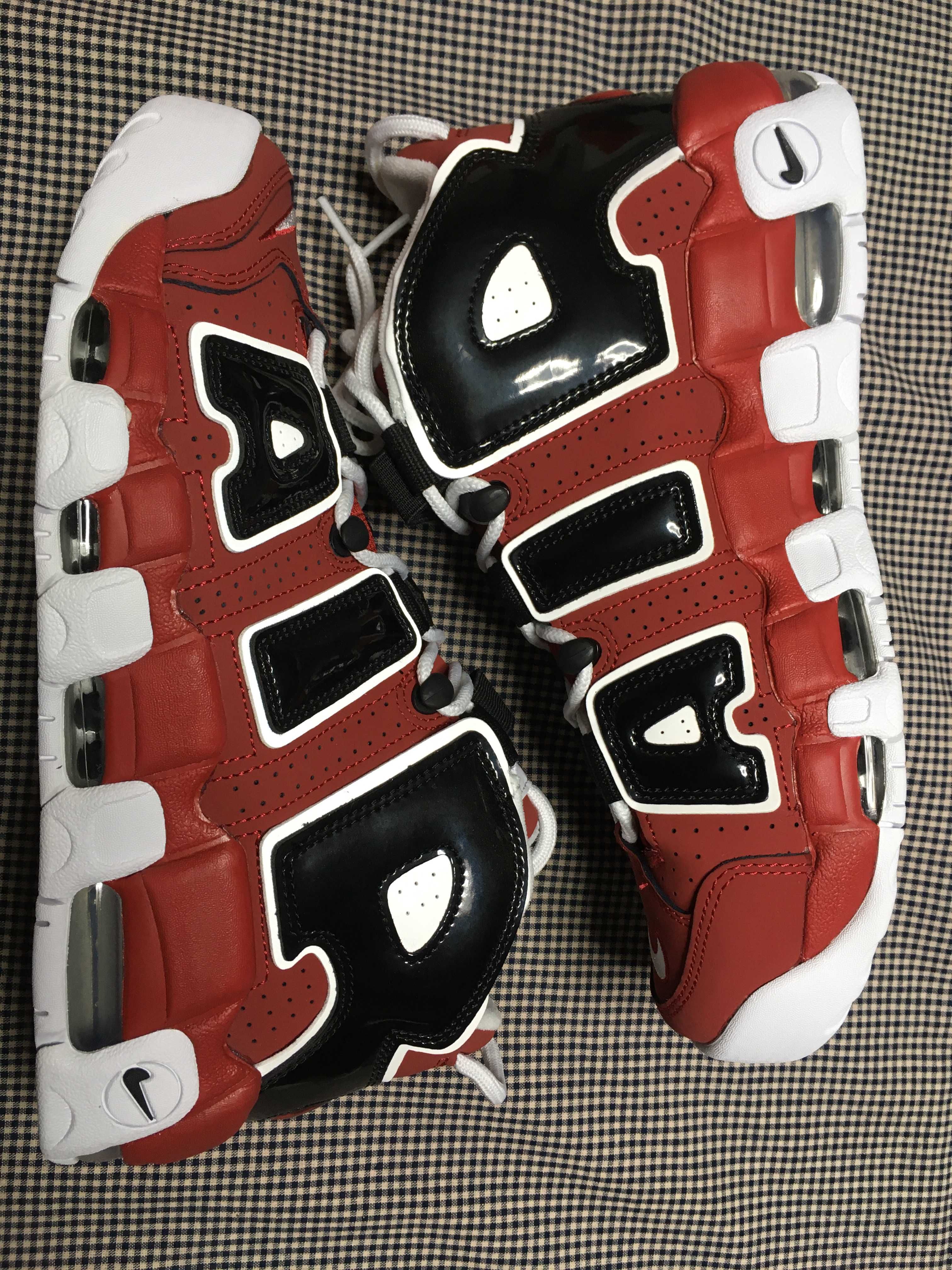 Nike Air More Uptempo ’96 "Black and Varsity Red" (2021)