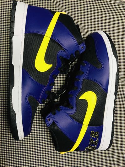 Nike Dunk High EMB "Lakers"