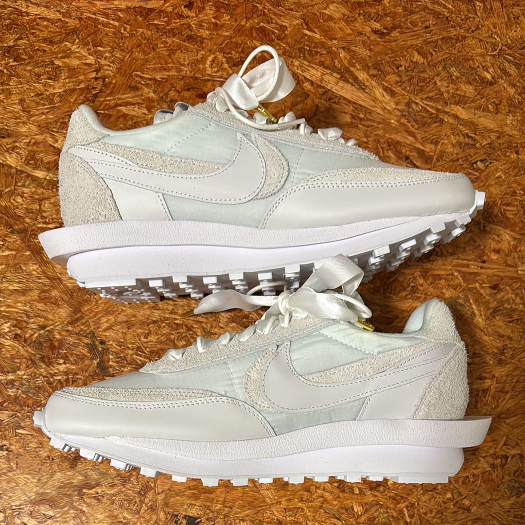sacai × Nike LDV Waffle "Triple White"