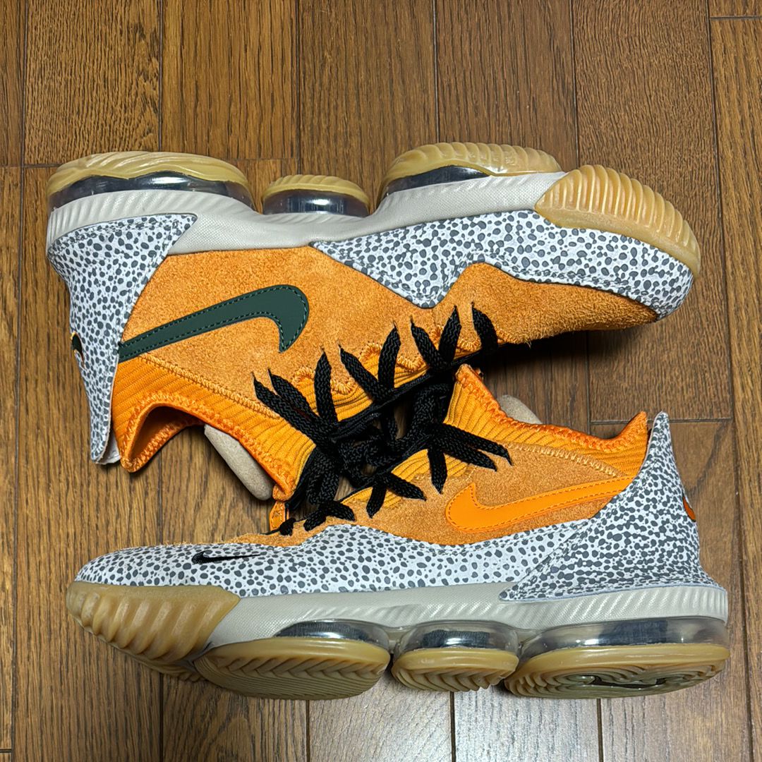 atmos × Nike LeBron 16 Low "Safari" (CD9471-800/CI3358-800)