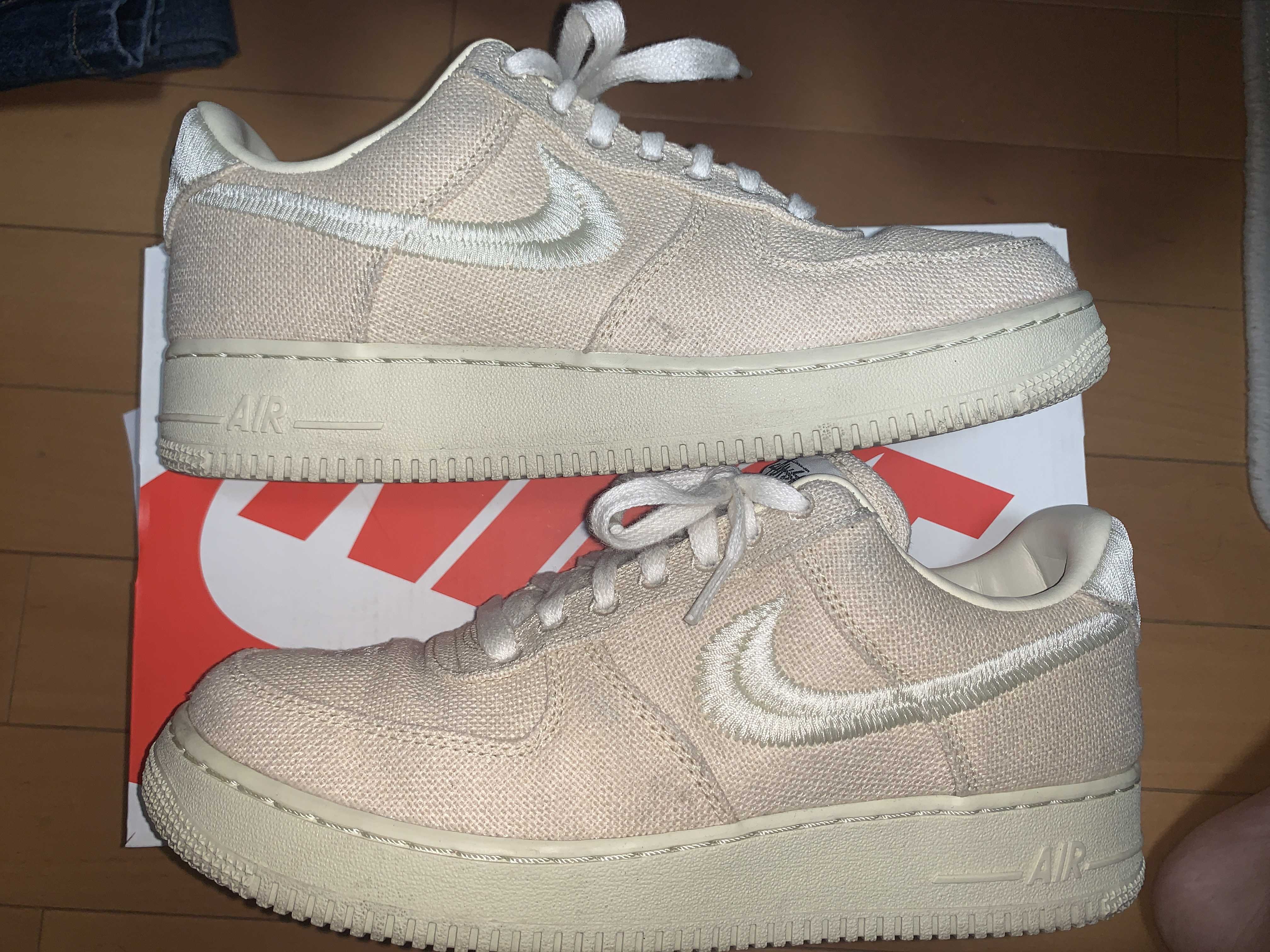 Stussy × Nike Air Force 1 Low "Fossil Stone"