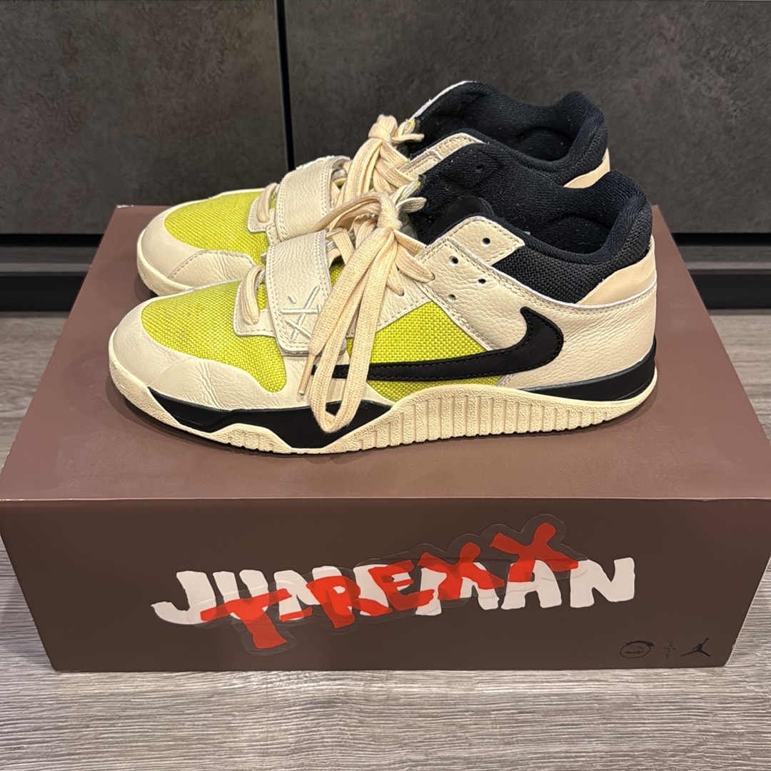 Travis Scott × Nike Jordan Jumpman Jack TR CJ1 T-Rexx "Bright Cactus"