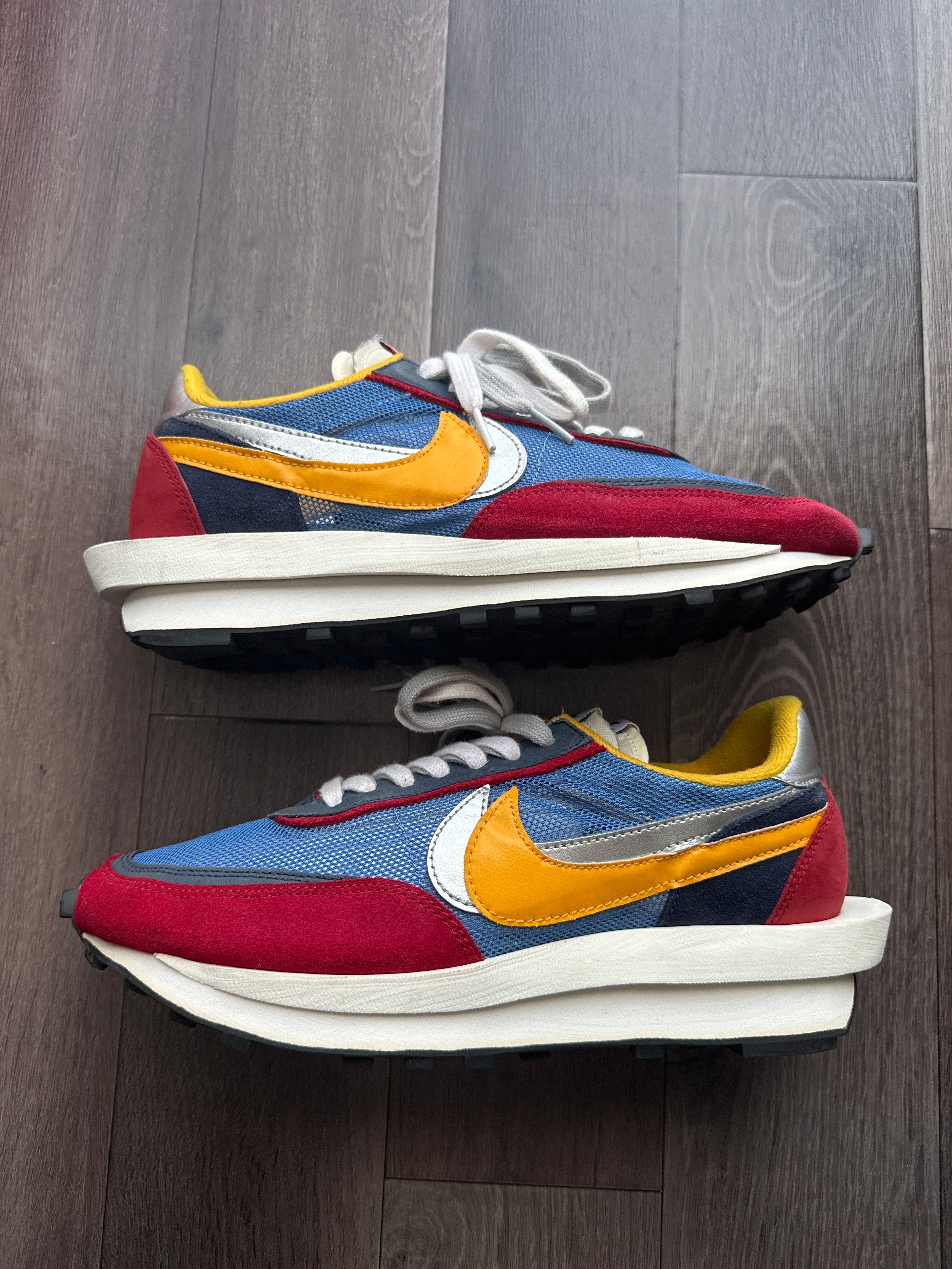 sacai × Nike LDV Waffle "Red/Blue"