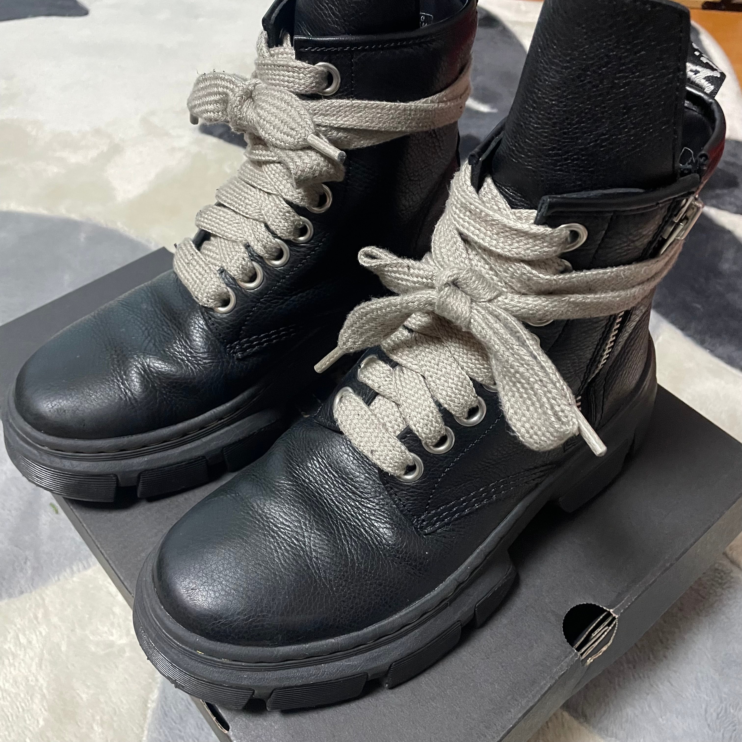 Rick Owens × Dr.Martens 1460 DMXL Jumbo Lace Boot 