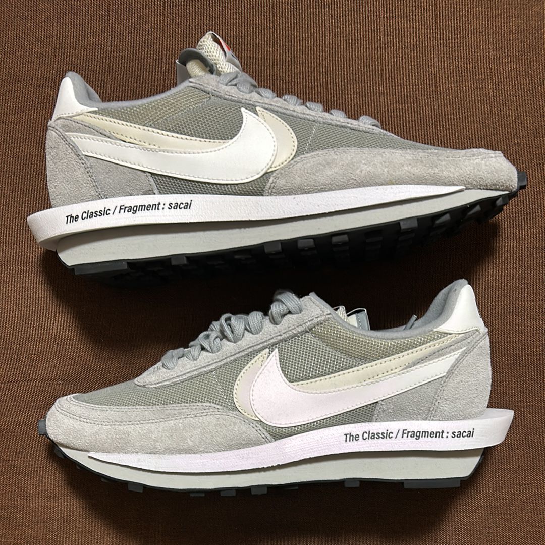 Fragment × sacai × Nike LD Waffle "Light Smoke Grey"