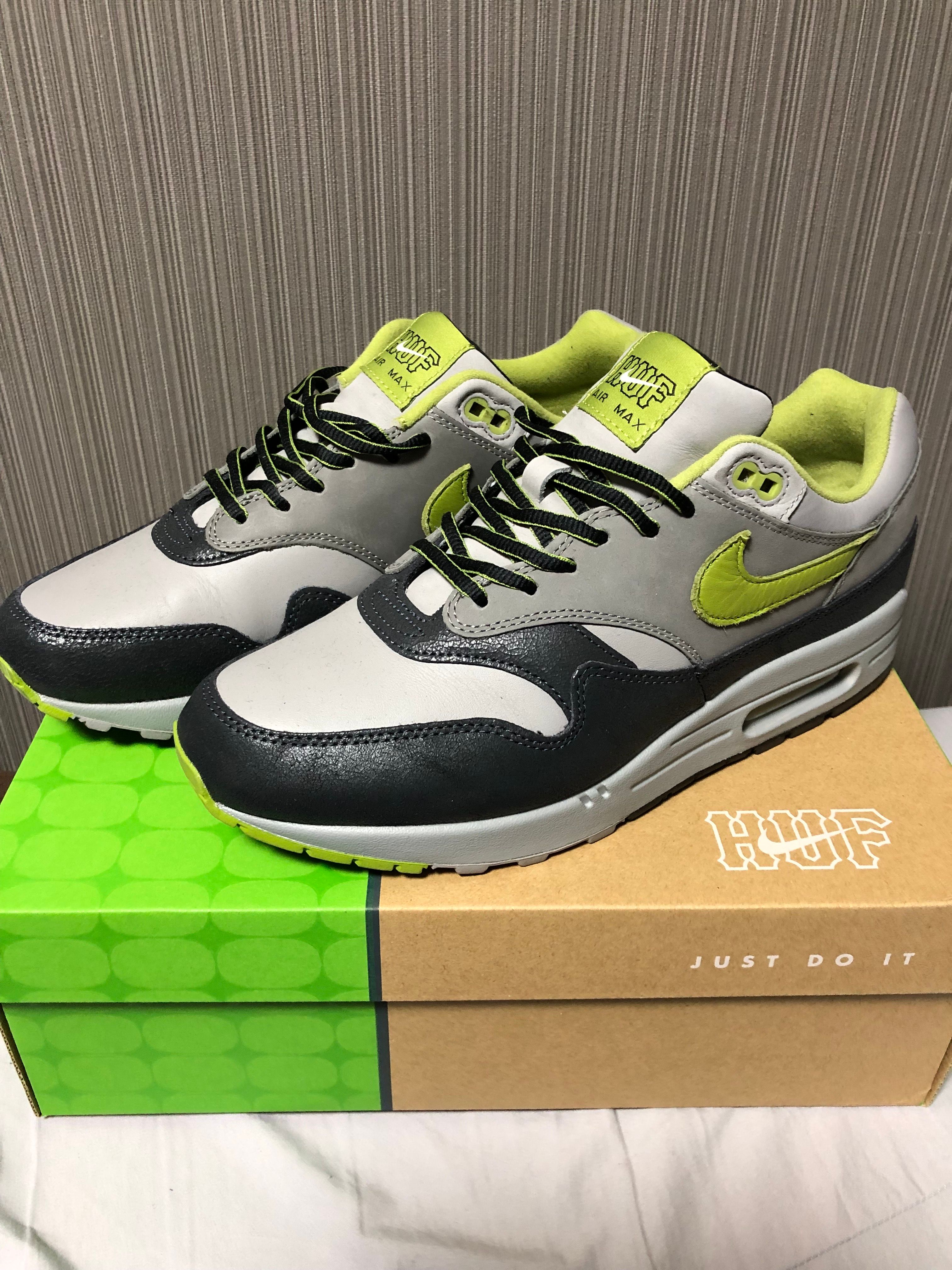 HUF × Nike Air Max 1 "Anthracite and Medium Grey"