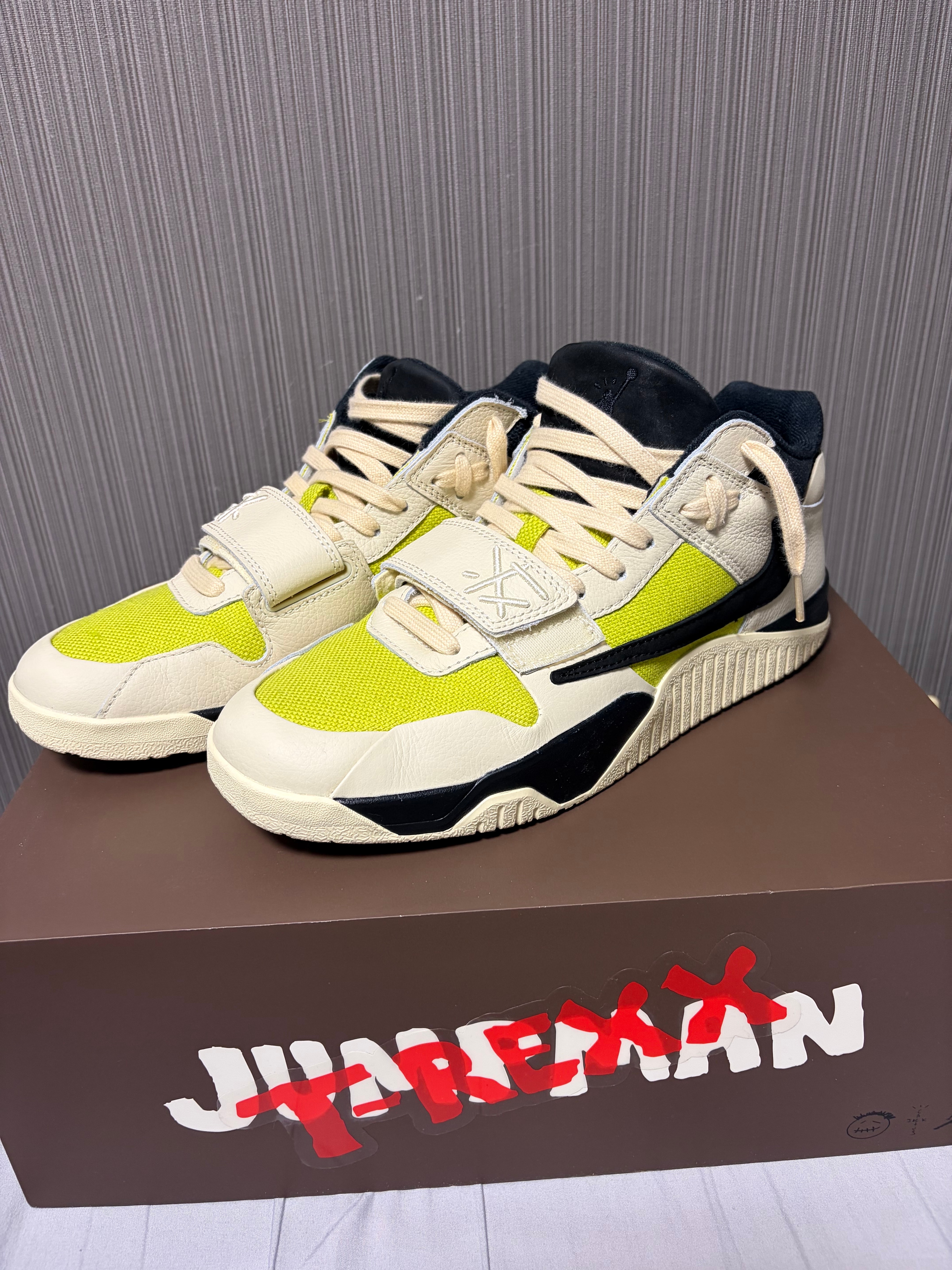 Travis Scott × Nike Jordan Jumpman Jack TR CJ1 T-Rexx "Bright Cactus"