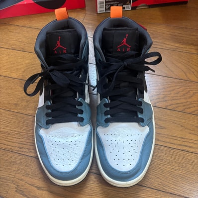 FACETASM × Nike Air Jordan 1 Mid "White/Navy"