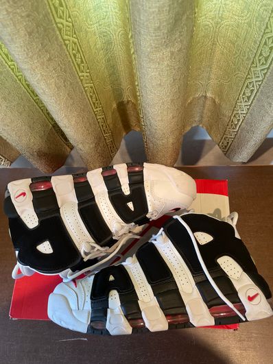 Nike Air More up Tempo "White/Black/University Red"(~2018)