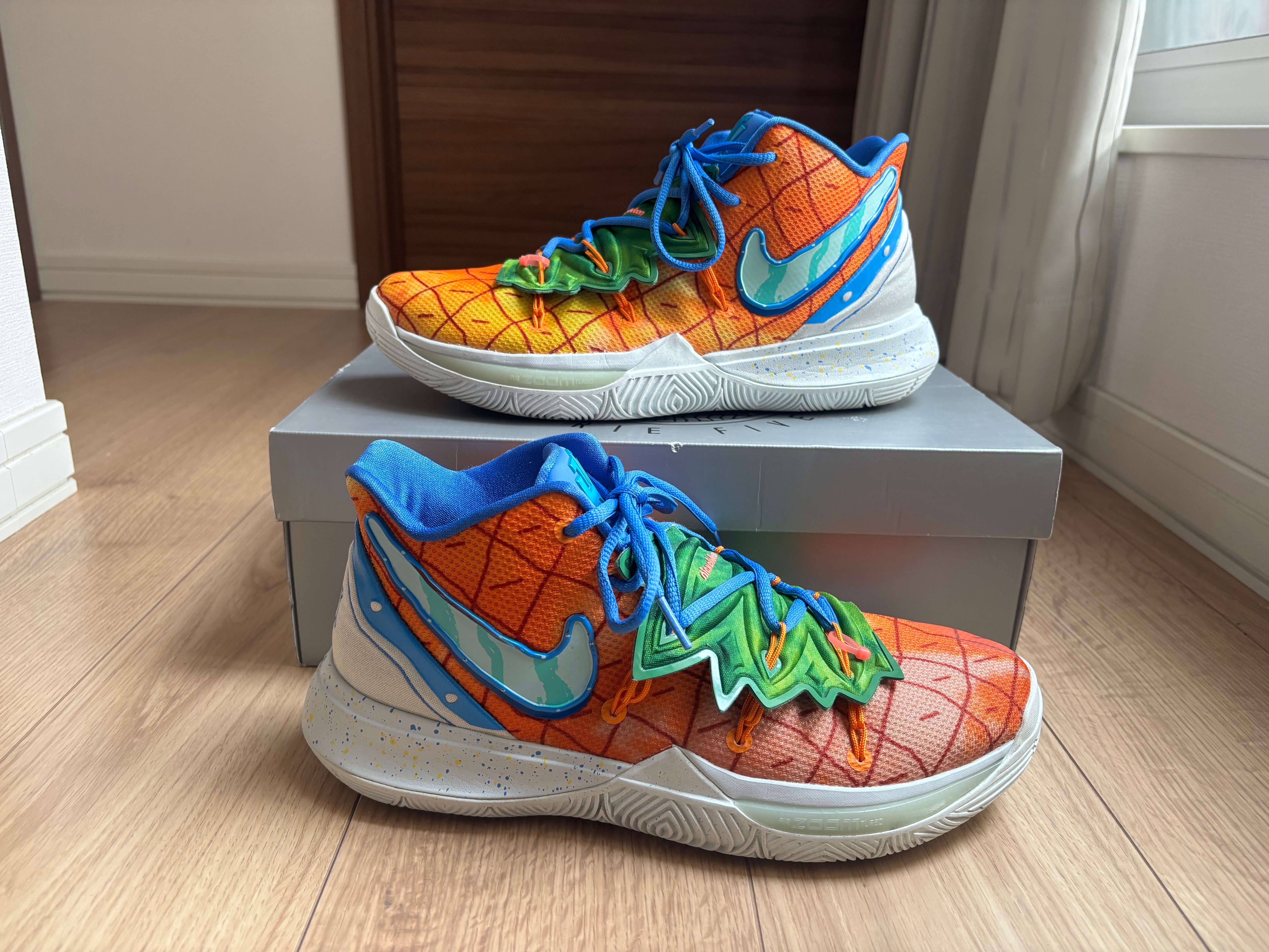 Spongebob × Nike Kyrie 5 "Pineapple House"