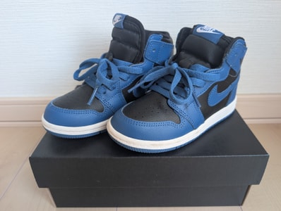 Nike TD Jordan 1 Retro High OG "Dark Marina Blue"
