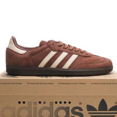 adidas Samba OG "Preloved Brown/Wonder White/Earth Strata"