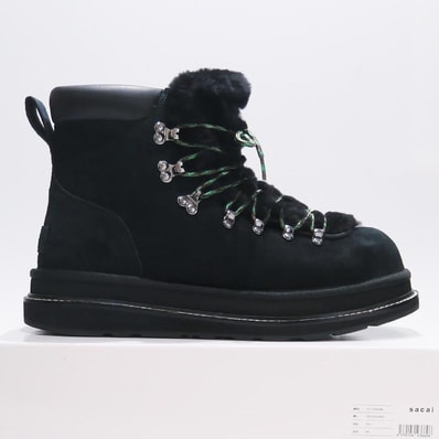 sacai × UGG Hiker "Black"