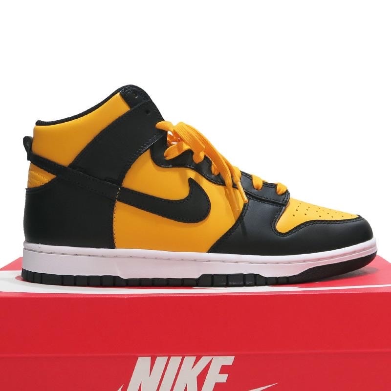 Nike Dunk High "University Gold and Black"