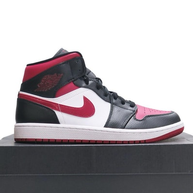 Nike Air Jordan 1 Mid "Black/Red/White"