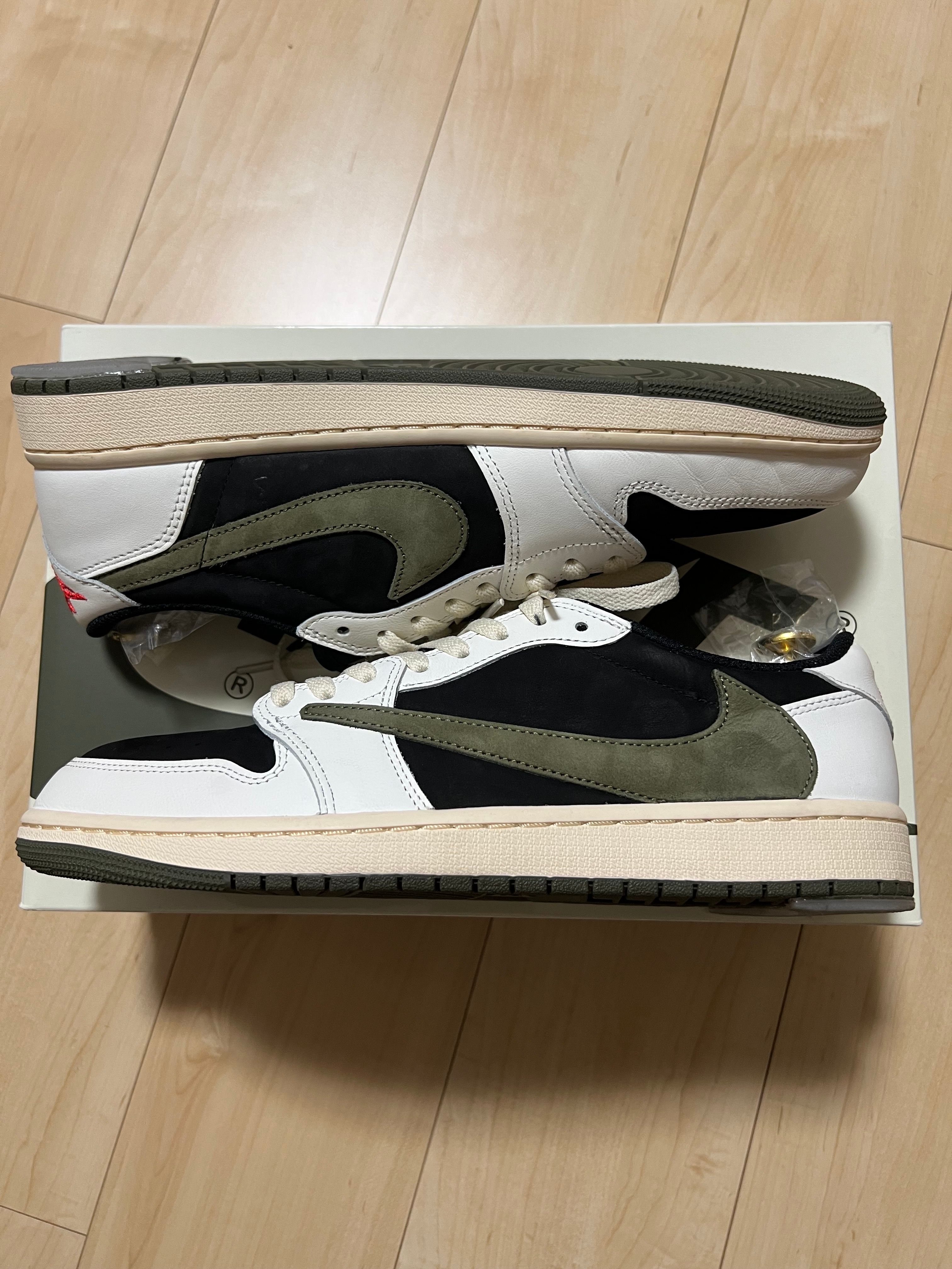 Travis Scott × Nike Women's Air Jordan 1 Low OG "Medium Olive"