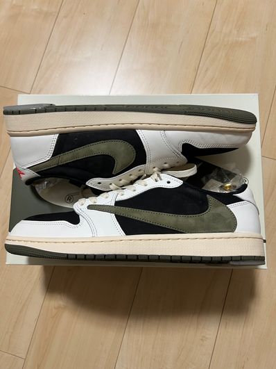 Travis Scott × Nike Women's Air Jordan 1 Low OG "Medium Olive"