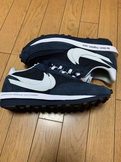 Fragment × sacai × Nike LD Waffle "Blackended Blue"