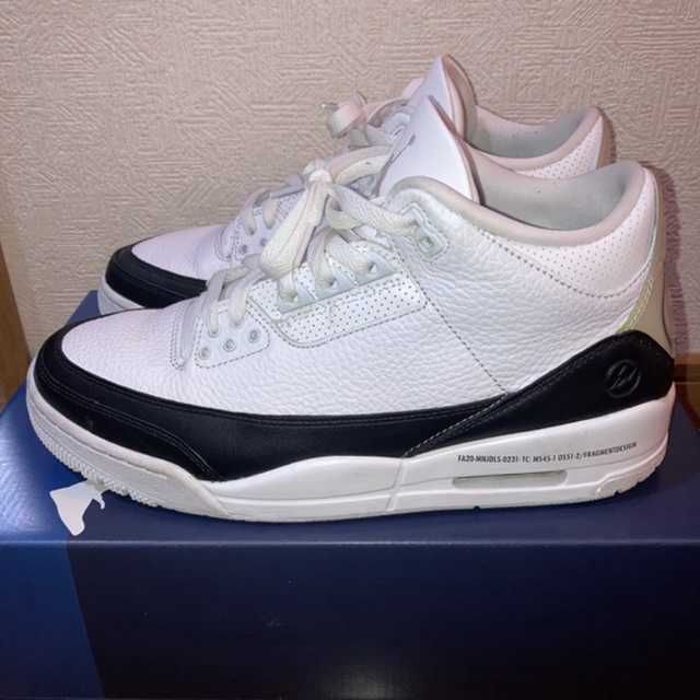 Fragment × Nike Air Jordan 3 "White/Black"