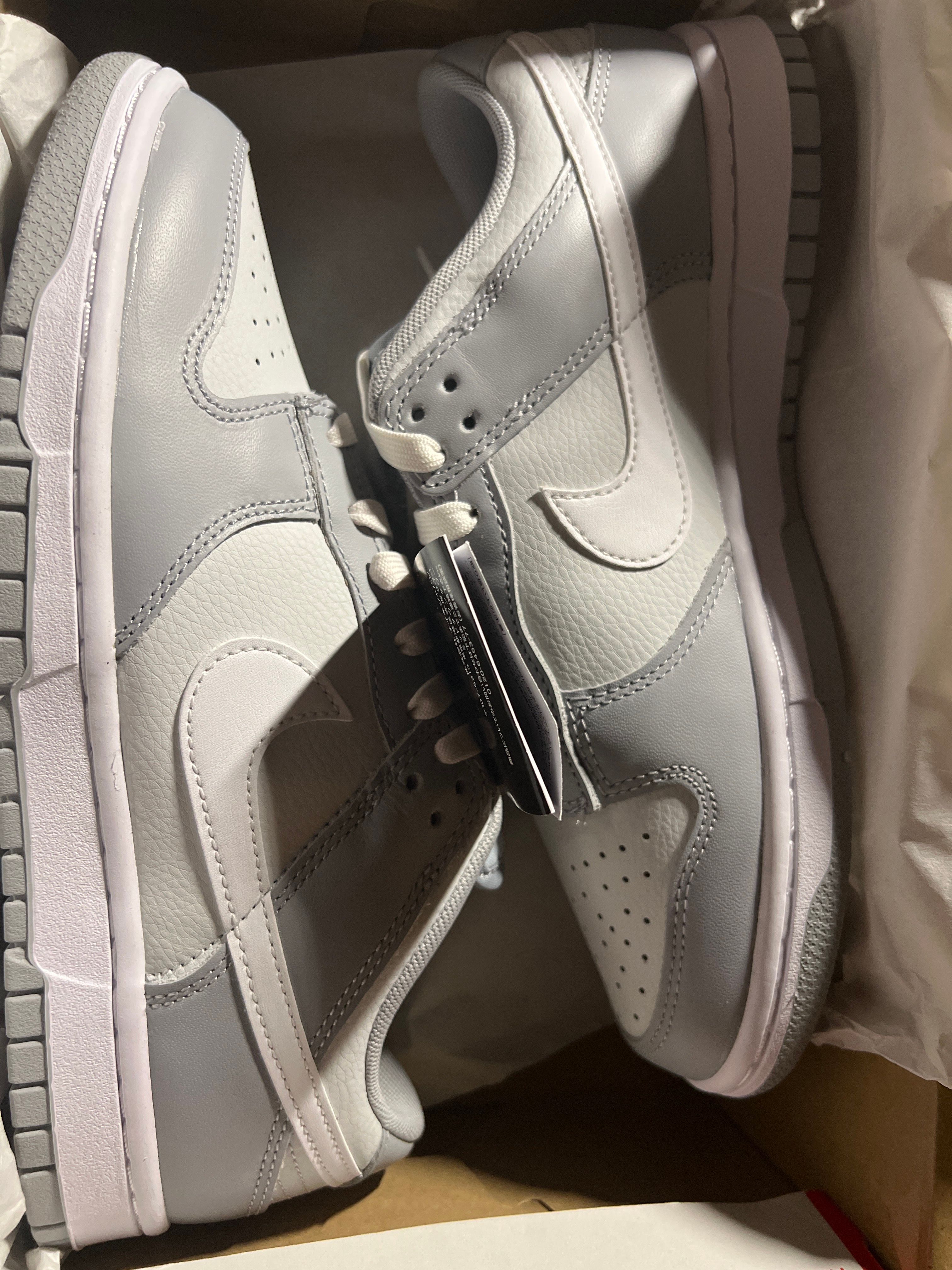 Nike Dunk Low "Pure Platinum/White/Wolf Gray"