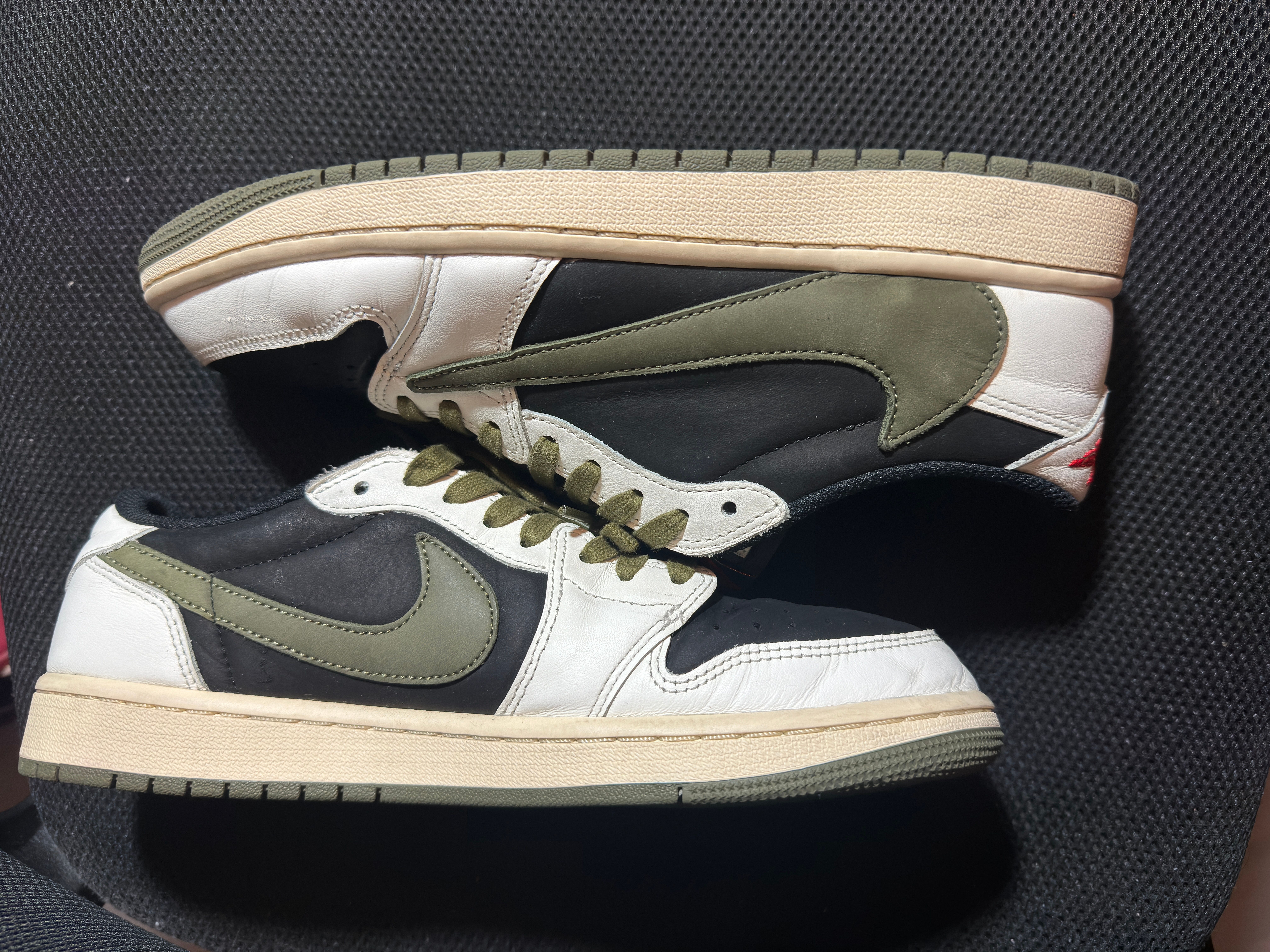 Travis Scott × Nike Women's Air Jordan 1 Low OG "Medium Olive"