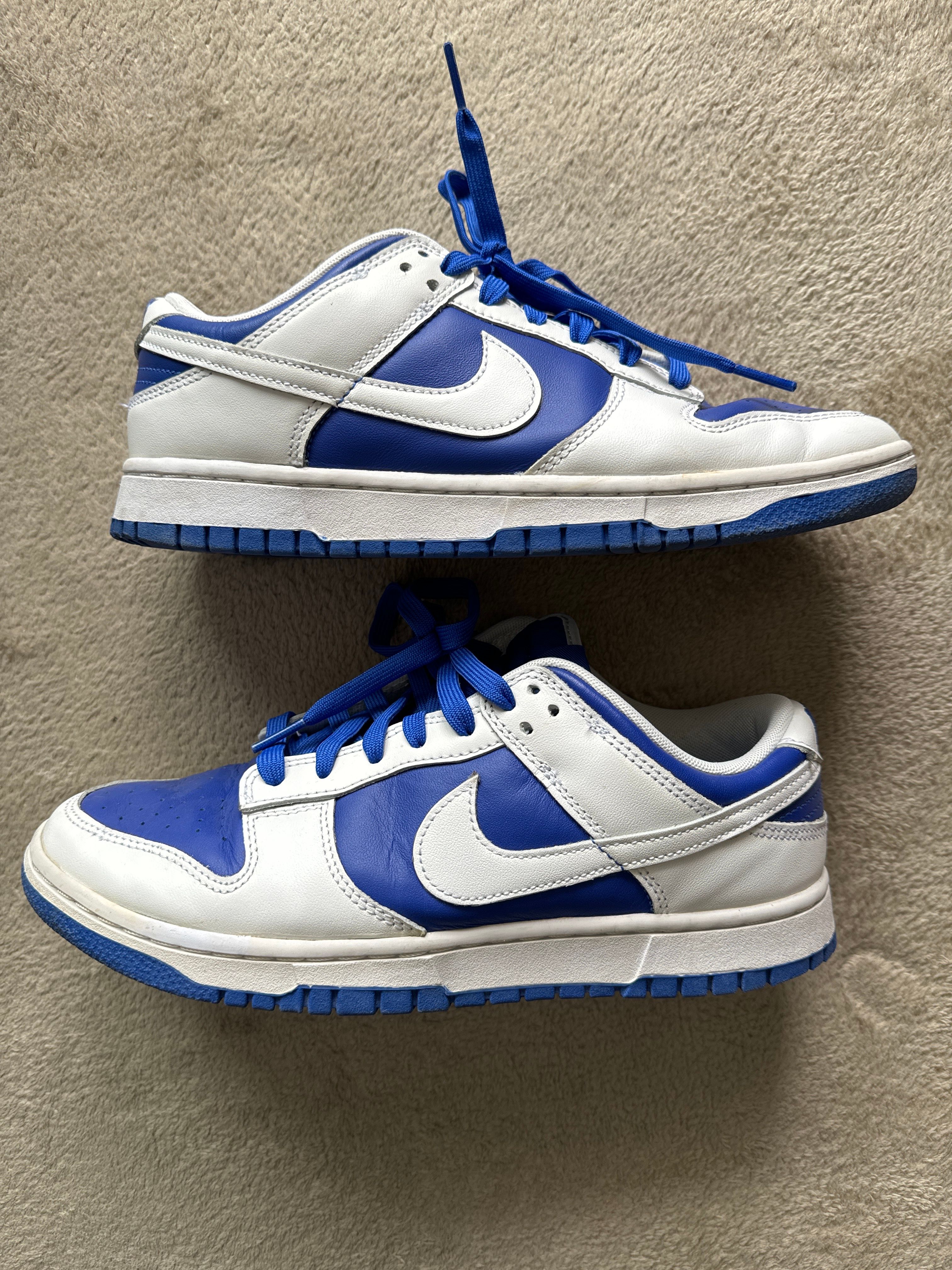 Nike Dunk Low Retro "Racer Blue and White"