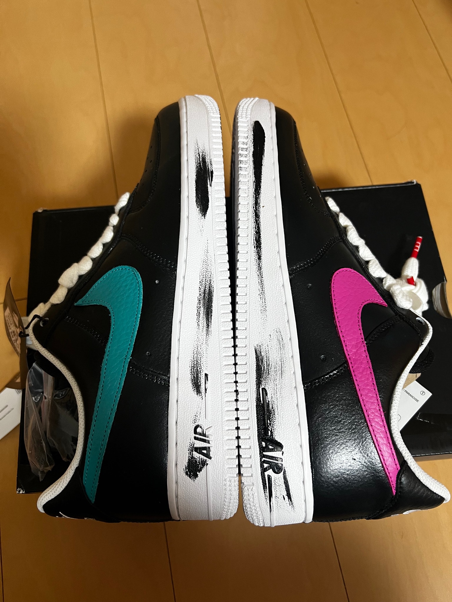 PEACEMINUSONE × Nike Air Force 1 Low '07 Para-Noise 3.0 "Black and Multi-Color" / G-DRAGON