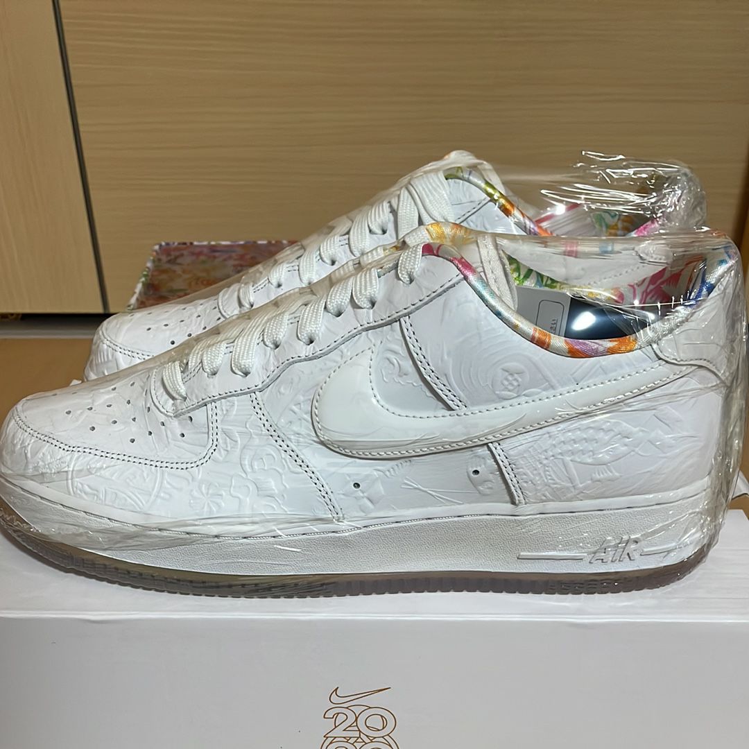 【28cm中古】ナイキ エアフォース1 ロー ホワイト 送料無料 【新品】28CM Nike Air Force 1 Low '07 Shoemaker