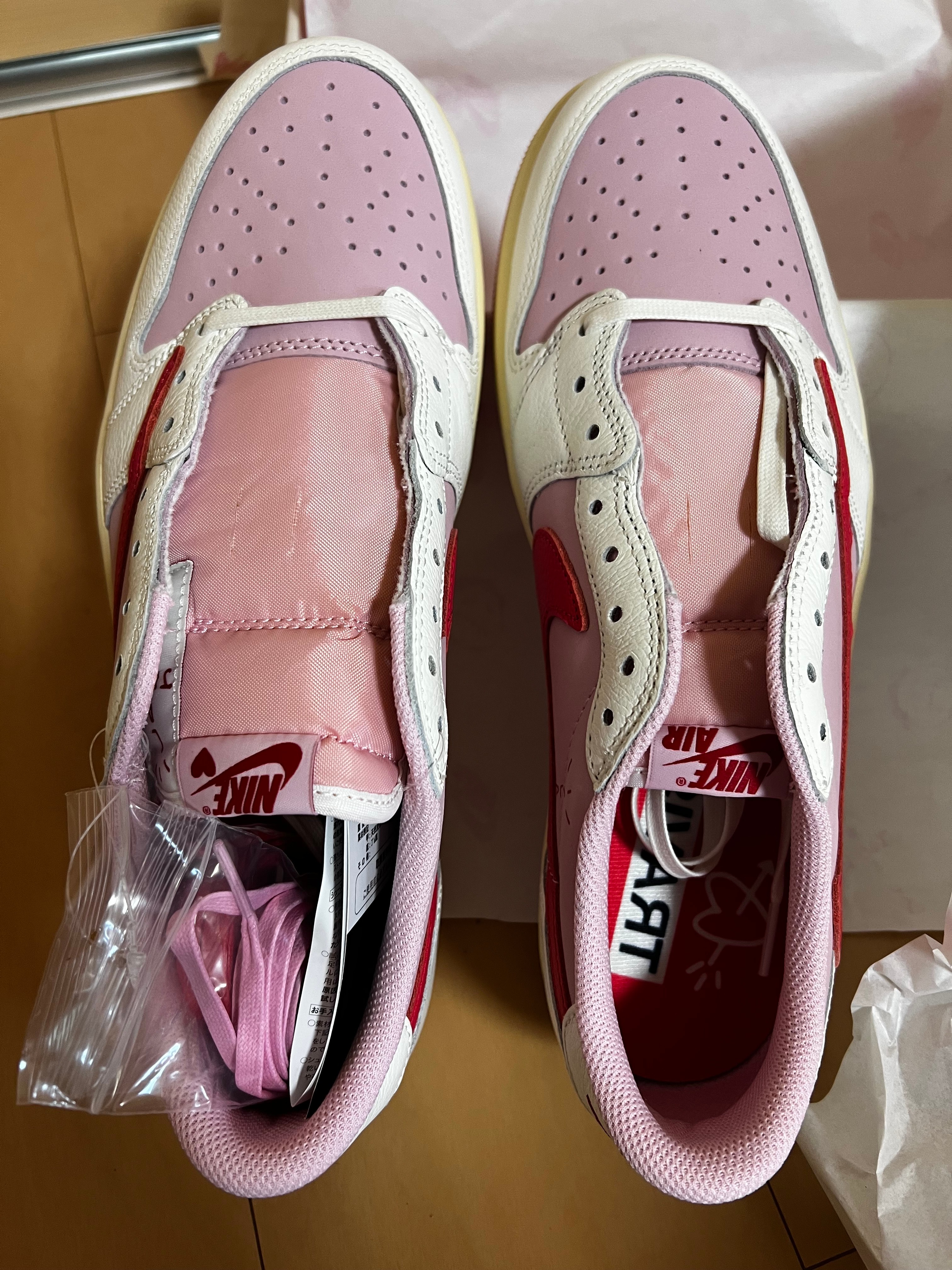 Travis Scott × Nike Air Jordan 1 Retro Low OG "Sail/Tropical Pink"