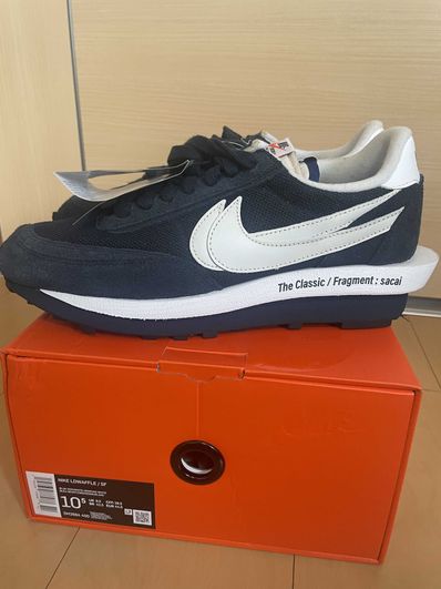 Fragment × sacai × Nike LD Waffle "Blackended Blue"