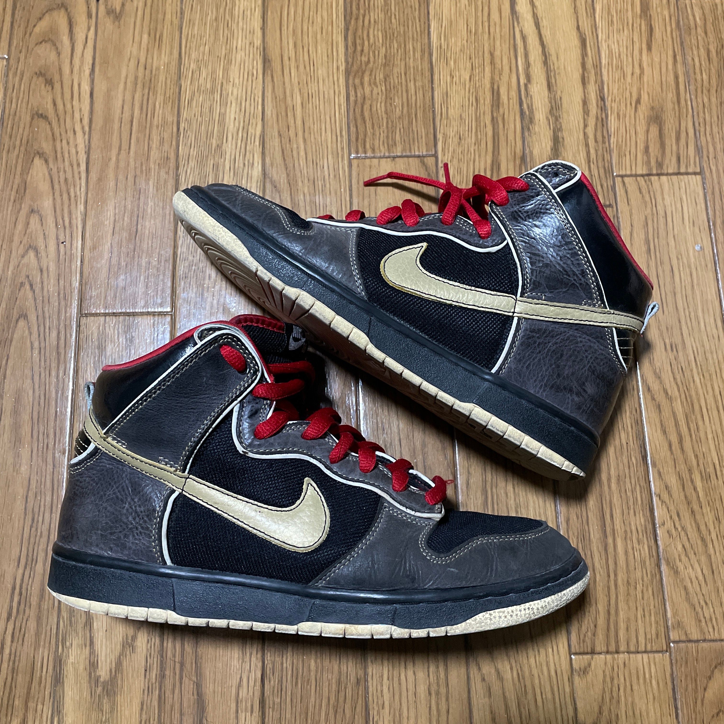 Nike SB Dunk High Marshall Amps "Black/Metallic Gold"