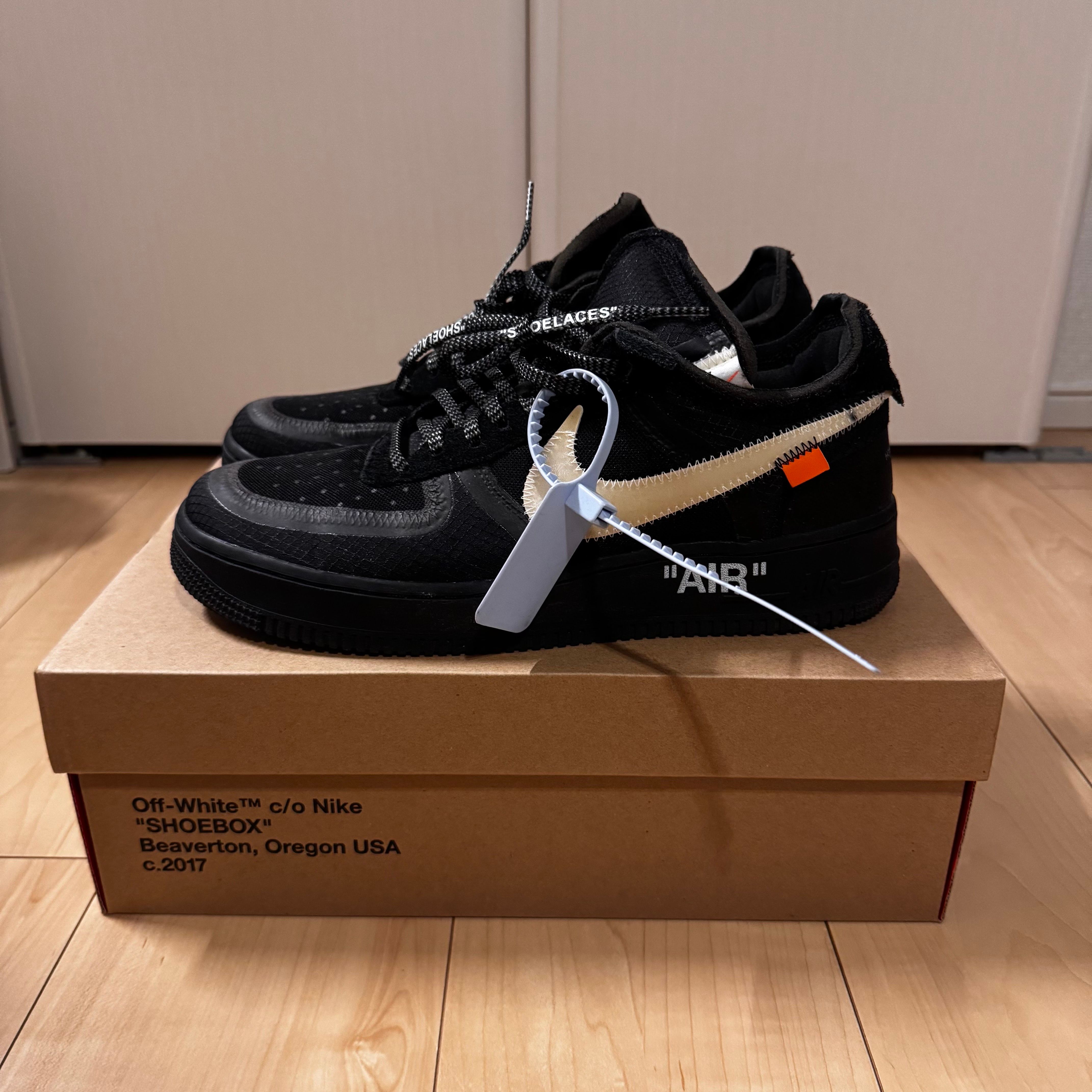 Off-White × Nike Air Force 1 Low "Black"