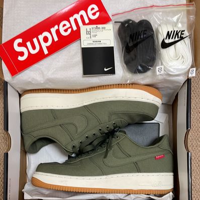 Supreme × Nike Air Force 1 Low "Olive"