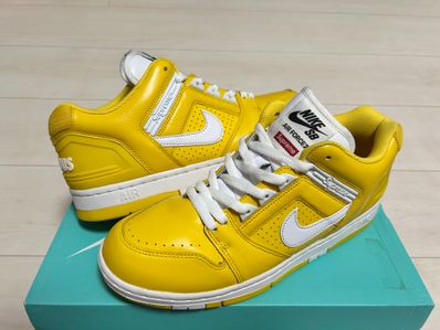 Supreme × Nike SB Air Force 2 "Varsity Maize"