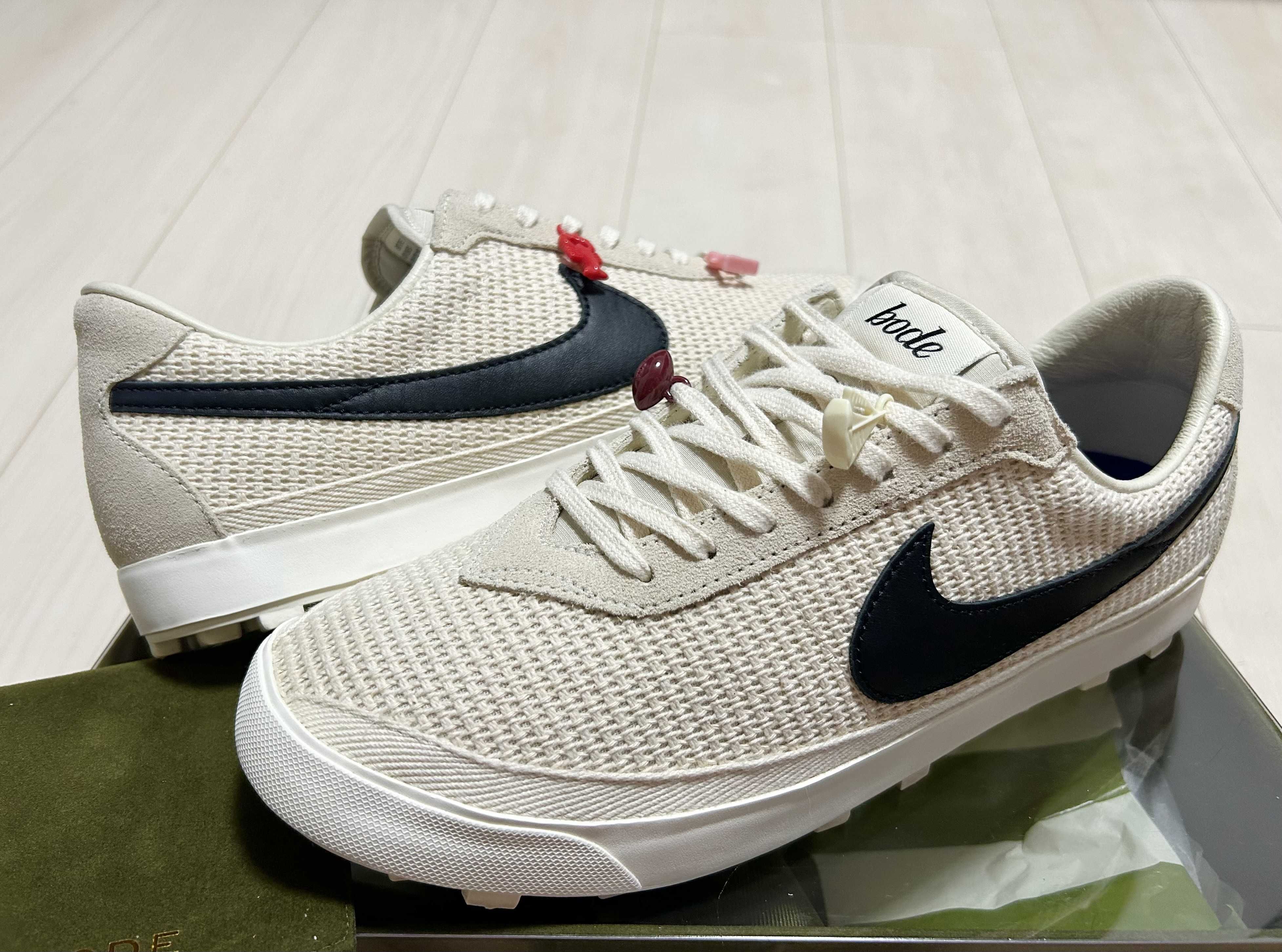 Bode × Nike Astro Grabber "Light Cream and Black"