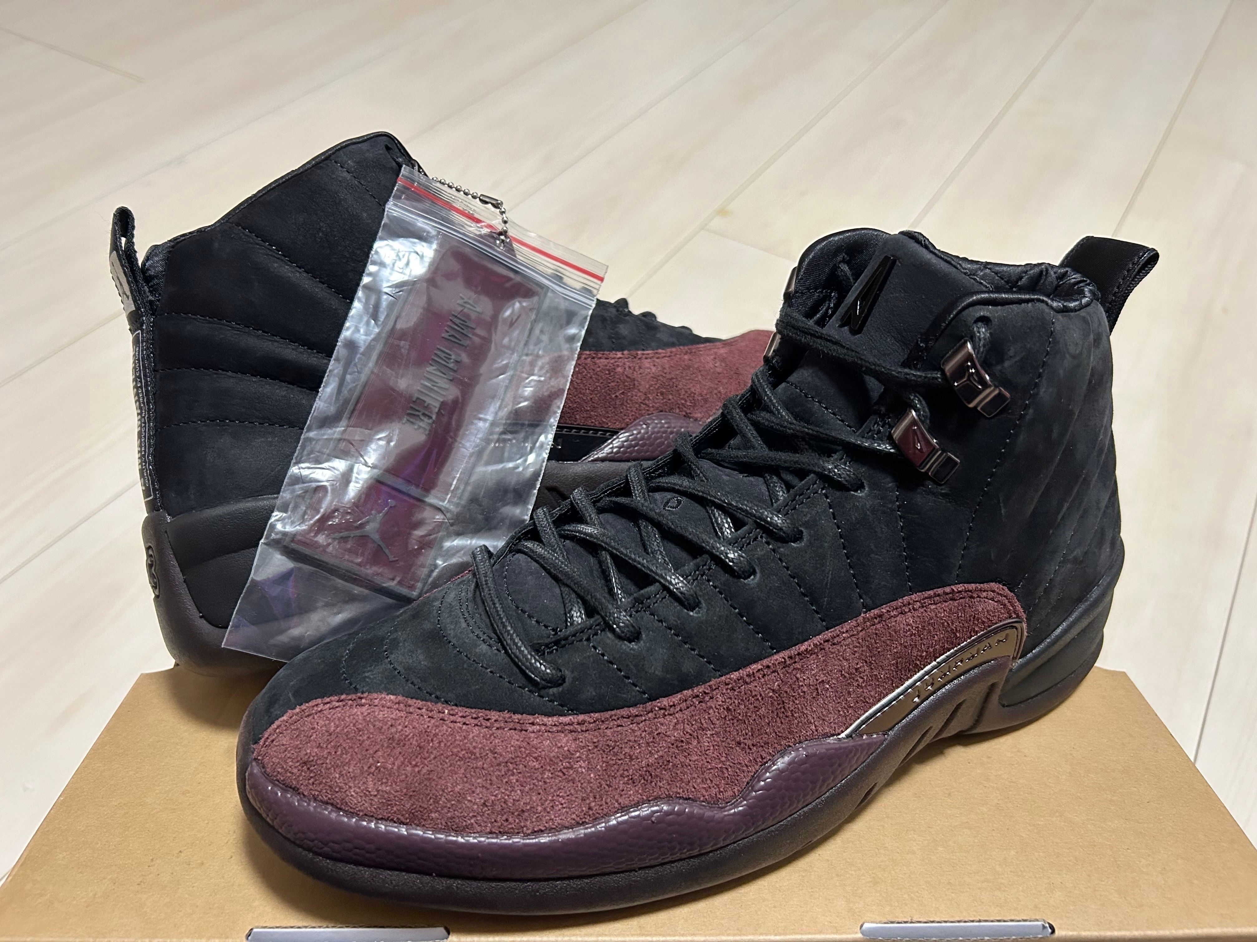 A Ma Maniere × Nike Women's Air Jordan 12 "Black and Burgundy Crush"